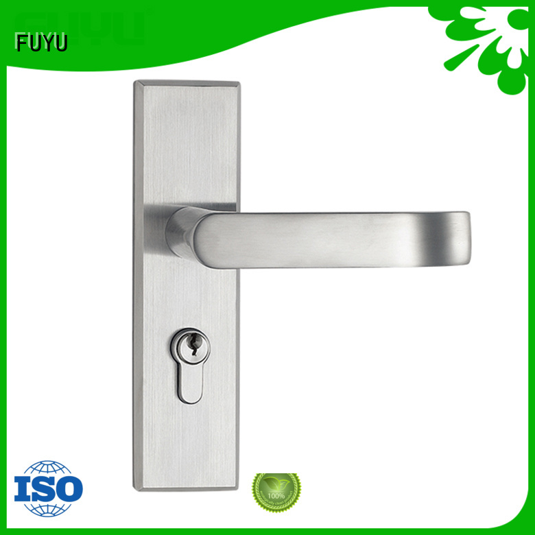 FUYU steel stainless steel security door lock extremely security for home