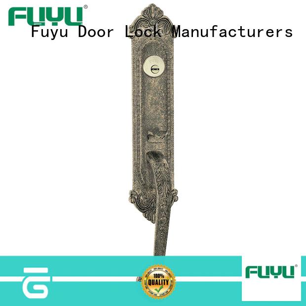 FUYU durable zinc alloy handle door lock on sale for indoor