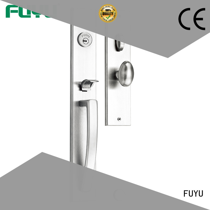 FUYU mortise stainless door lock extremely security for wooden door