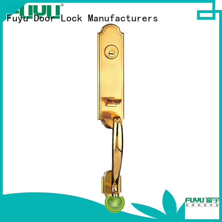 FUYU handle door lock supplier for mall