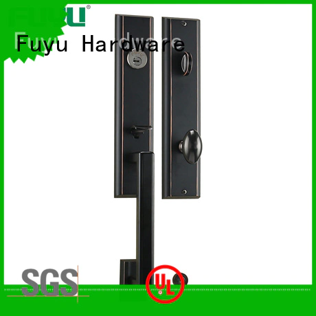 luxury zinc alloy door lock for timber door locks for mall FUYU