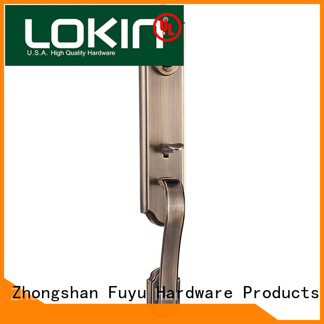 FUYU sale zinc alloy handle door lock on sale for mall