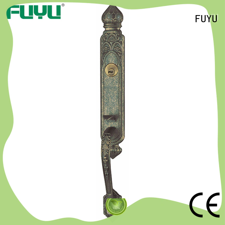 FUYU durable zinc alloy door lock for wood door with latch for mall