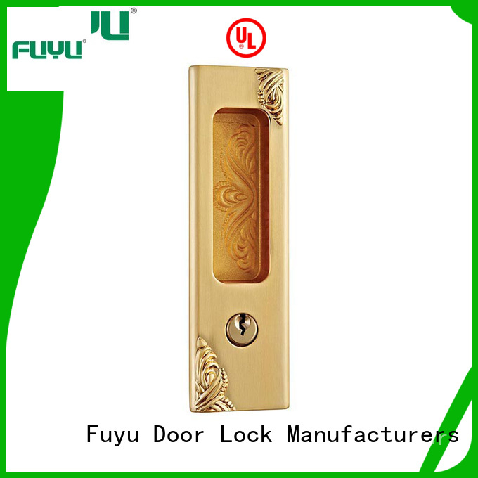 FUYU exterior sliding door safety lock supplier for shop