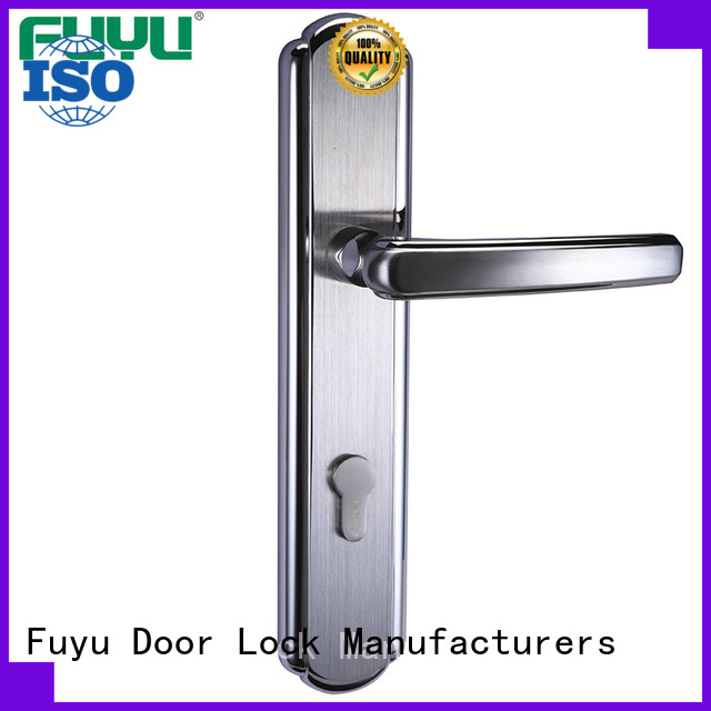 FUYU online customized stainless steel door lock with international standard for mall