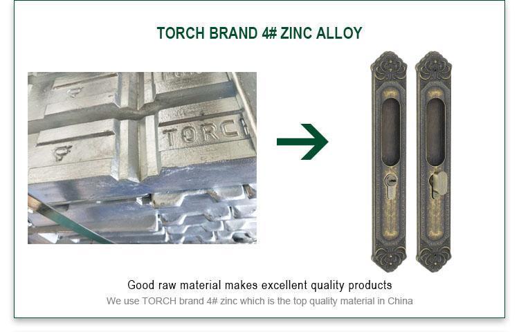 FUYU size zinc alloy door lock for wooden door with latch for shop-1