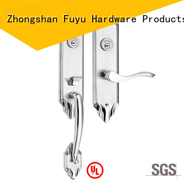 FUYU stronge stainless steel sliding door lock steel for home
