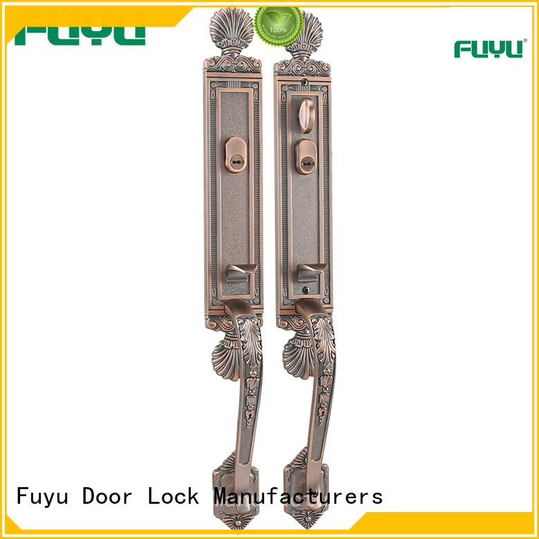 quality zinc alloy lock mechanism with latch for entry door