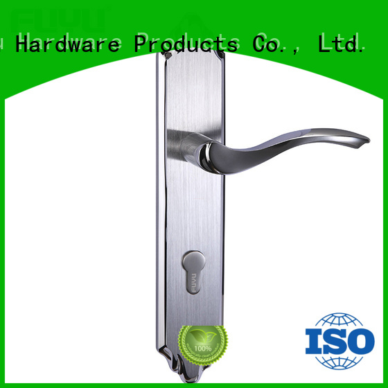 FUYU handle stainless steel handle door locks extremely security for mall