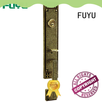 FUYU big zinc alloy door lock with latch for indoor
